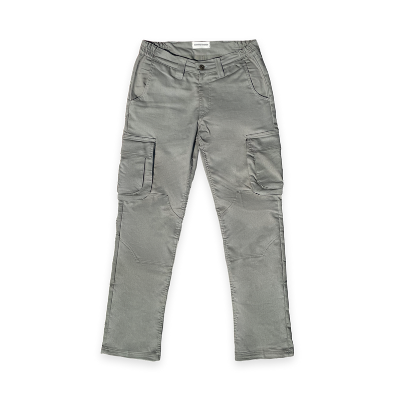 Double Pocket Cargo Pants - Khaki